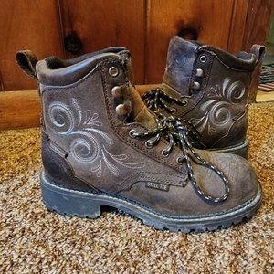 Justin steel toe boots